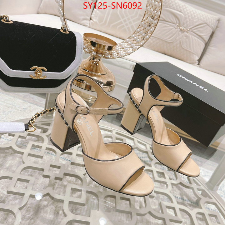 Women Shoes-Chanel,aaaaa class replica , ID: SN6092,$: 125USD