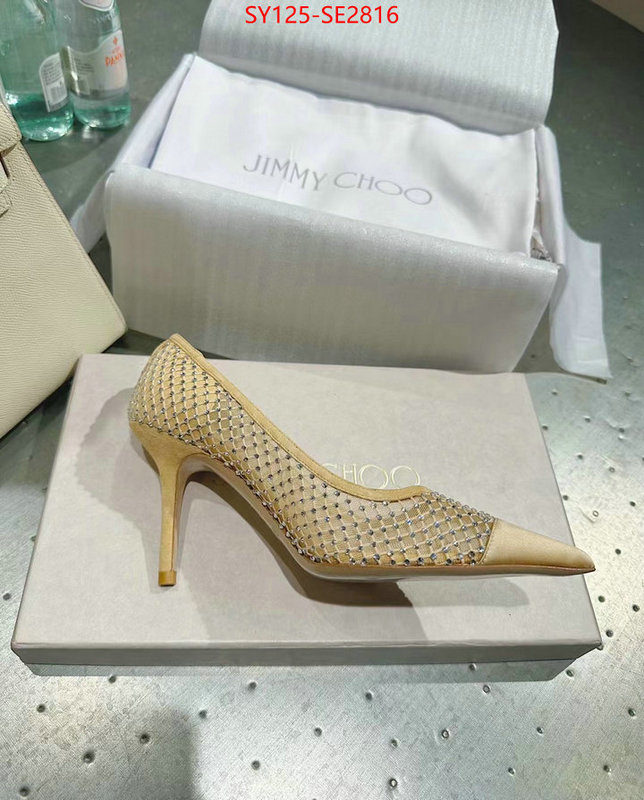 Women Shoes-Jimmy Choo,replica 1:1 high quality , ID: SE2816,$: 125USD