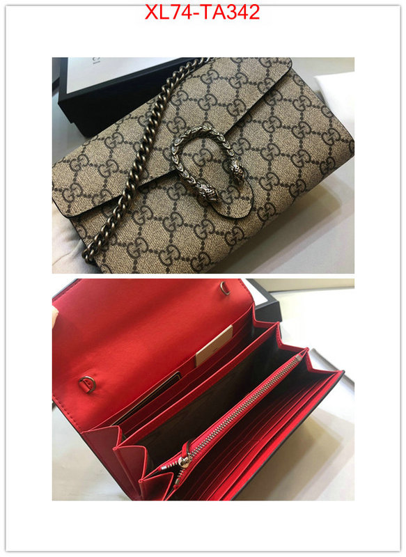 Gucci Bags(4A)-Wallet-,ID:TA342,$: 74USD