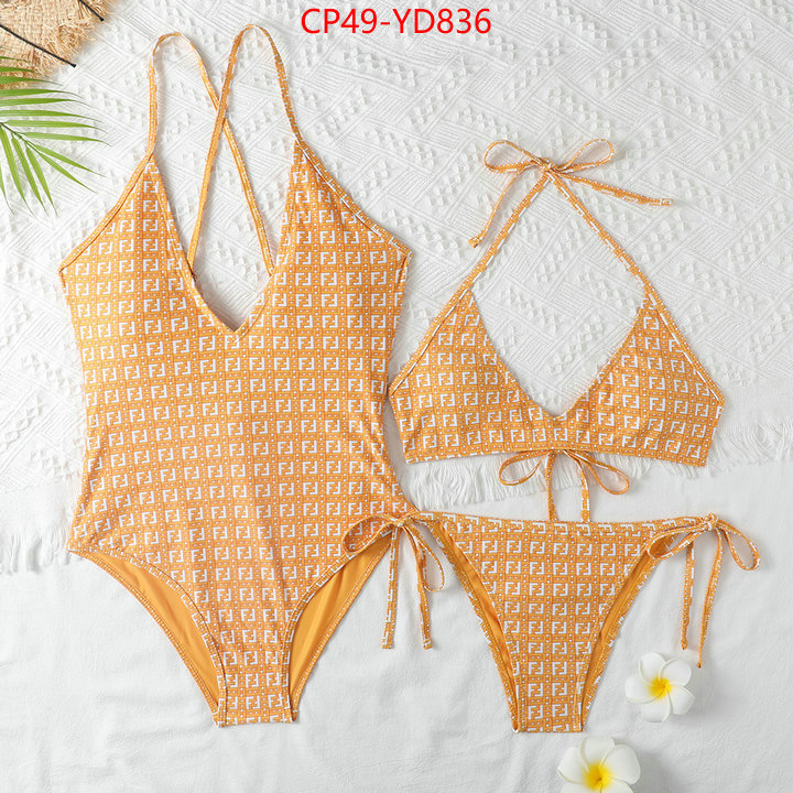 Swimsuit-Fendi,the best quality replica , ID: YD836,$: 49USD