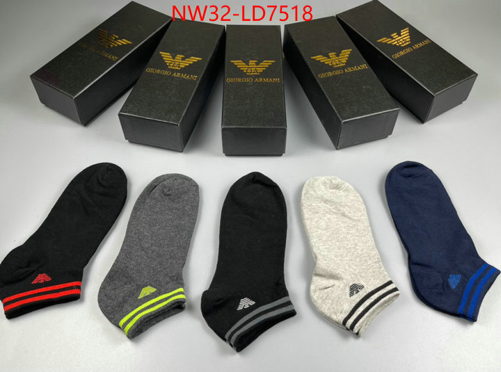 Sock-Armani,buy high quality cheap hot replica , ID: LD7518,$: 32USD