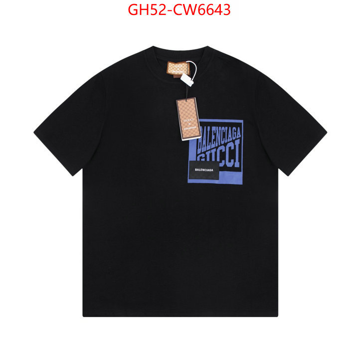 Clothing-Gucci,where can you buy a replica , ID: CW6643,$: 52USD