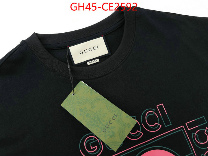 Clothing-Gucci,best designer replica , ID: CE2592,$: 45USD