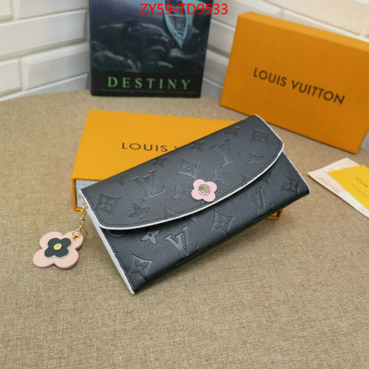 LV Bags(4A)-Wallet,online ,ID: TD9533,$: 59USD