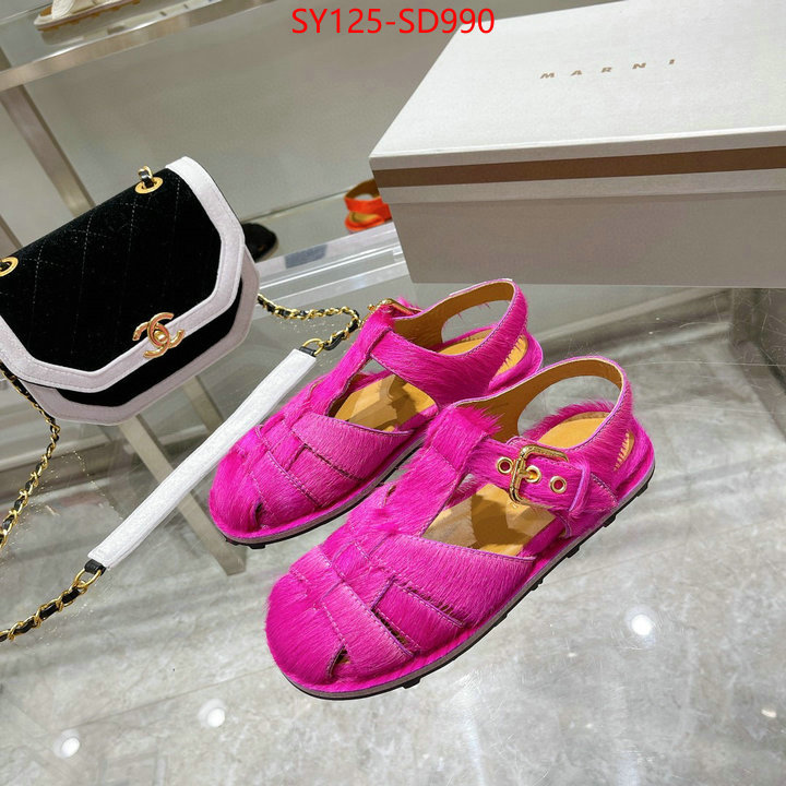 Women Shoes-Marni,replcia cheap , ID: SD990,$: 125USD