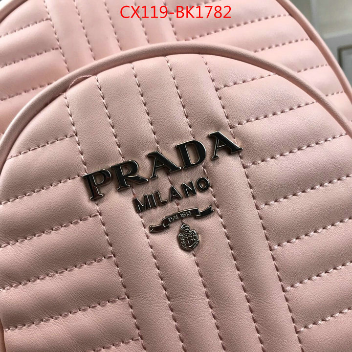 Prada Bags(4A)-Backpack-,buy best quality replica ,ID: BK1782,$:119USD