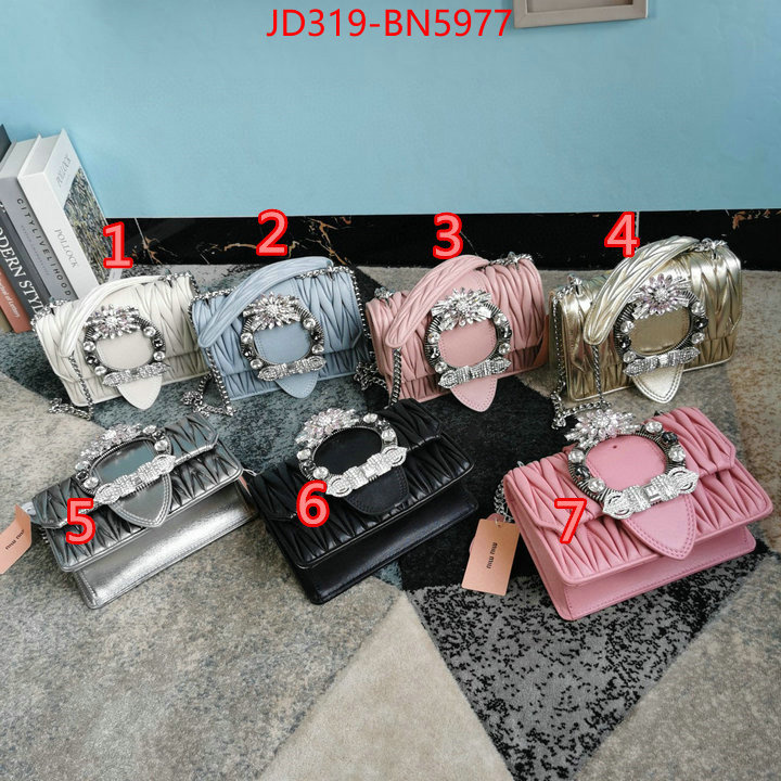 Miu Miu Bags(TOP)-Diagonal-,wholesale replica ,ID: BN5977,$: 319USD