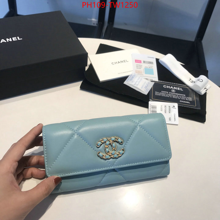 Chanel Bags(TOP)-Wallet-,ID: TW1250,$: 109USD