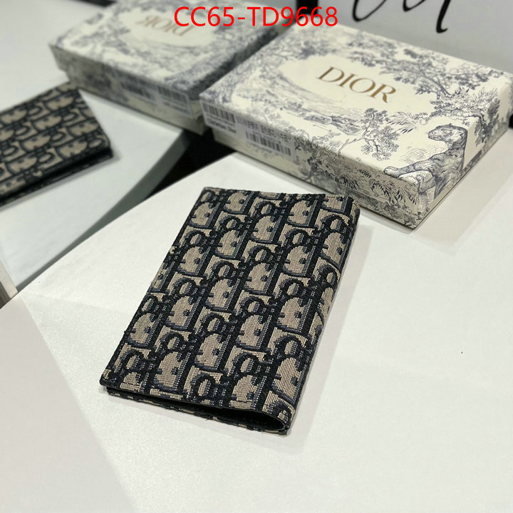 Dior Bags(TOP)-Wallet-,ID: TD9668,$: 65USD