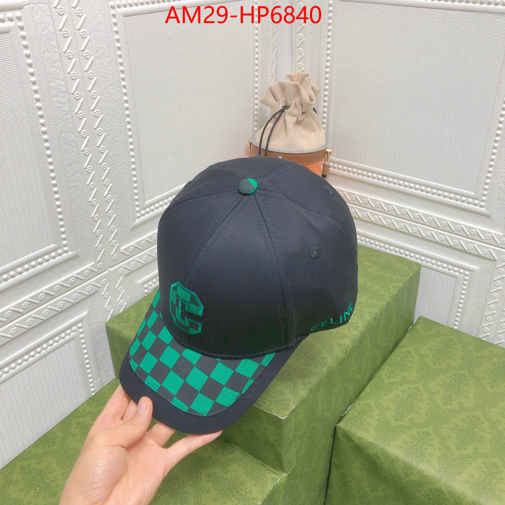 Cap (Hat)-Celine,mirror copy luxury , ID: HP6840,$: 29USD