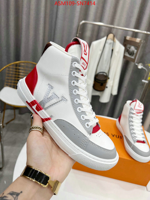 Women Shoes-LV,aaaaa+ class replica , ID: SN7414,$: 109USD