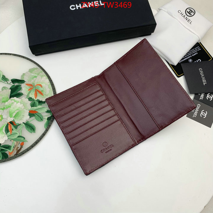 Chanel Bags(4A)-Wallet-,ID: TW3469,$: 45USD