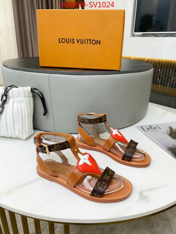 Women Shoes-LV,replica online , ID: SV1024,$: 99USD