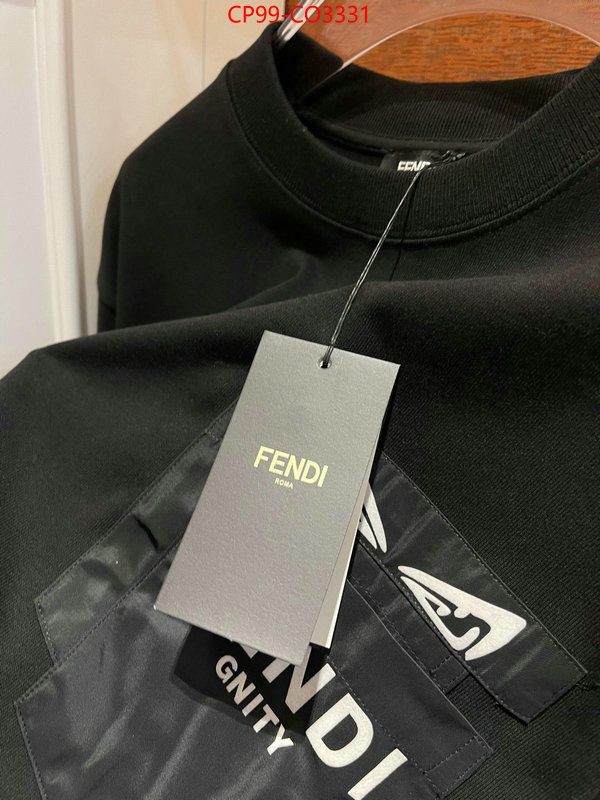 Clothing-Fendi,cheap online best designer , ID: CO3331,$: 99USD