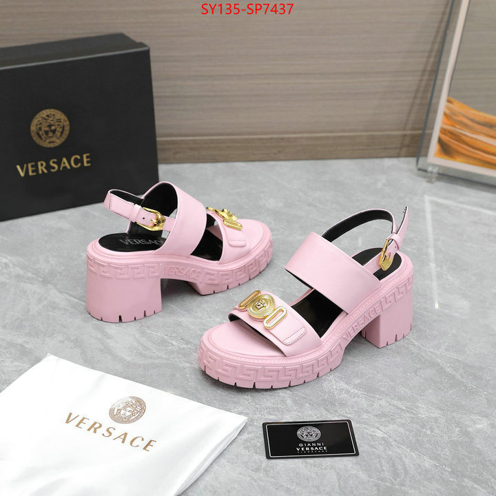 Women Shoes-Versace,fake designer , ID: SP7437,$: 135USD