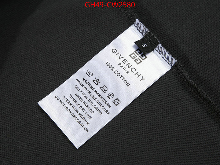 Clothing-Givenchy,brand designer replica ,ID: CW2580,$: 49USD