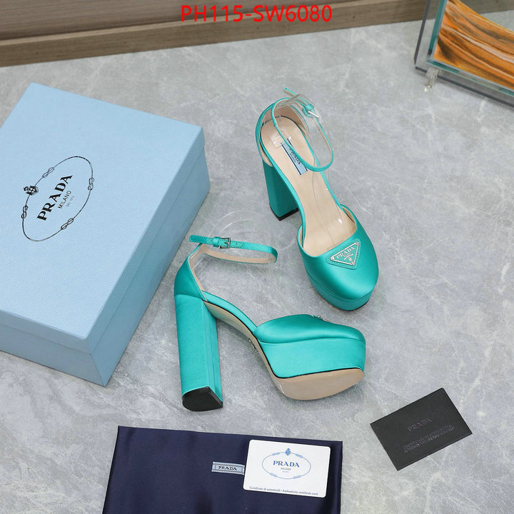 Women Shoes-Prada,highest quality replica , ID: SW6080,$: 115USD