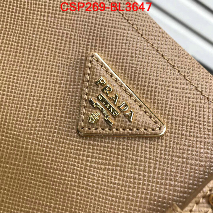 Prada Bags(TOP)-Diagonal-,ID: BL3647,$: 269USD