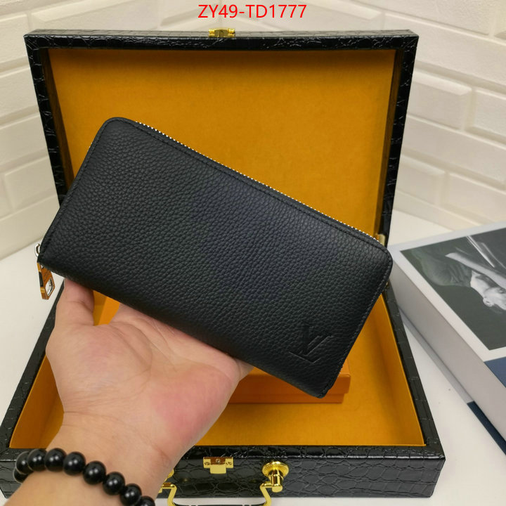 LV Bags(4A)-Wallet,ID: TD1777,$: 49USD