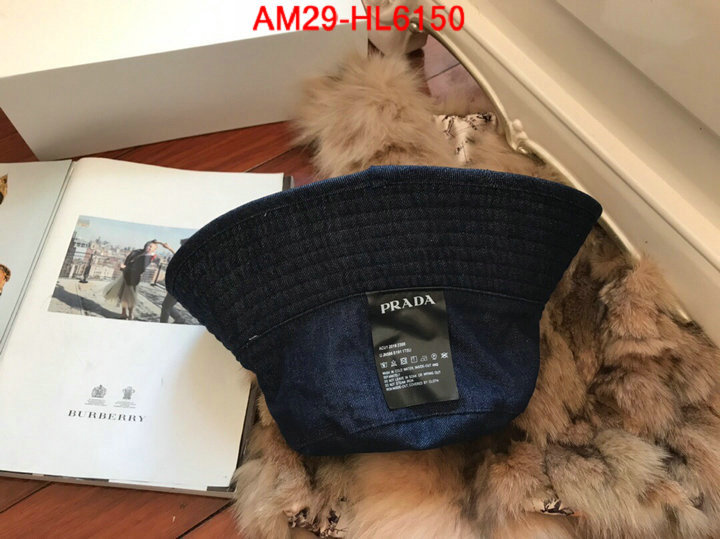 Cap (Hat)-Prada,high quality 1:1 replica , ID: HL6150,$: 29USD