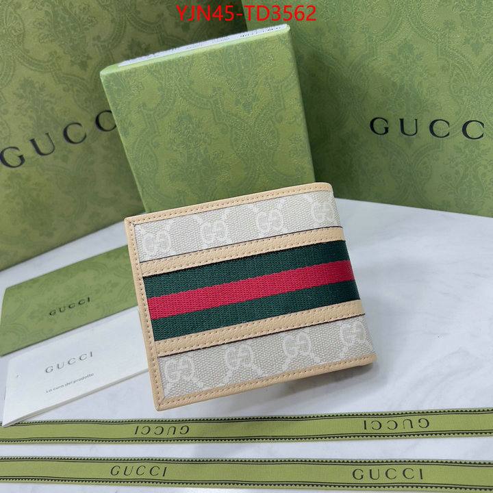 Gucci Bags(4A)-Wallet-,copy aaaaa ,ID: TD3562,$: 45USD