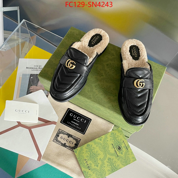 Women Shoes-Gucci,best fake , ID: SN4243,$: 129USD