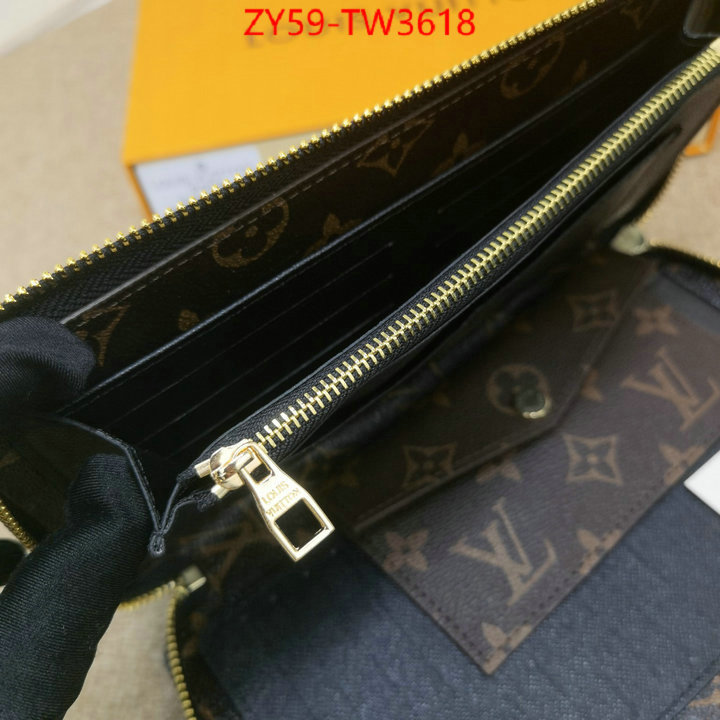 LV Bags(4A)-Wallet,online sales ,ID: TW3618,$: 59USD