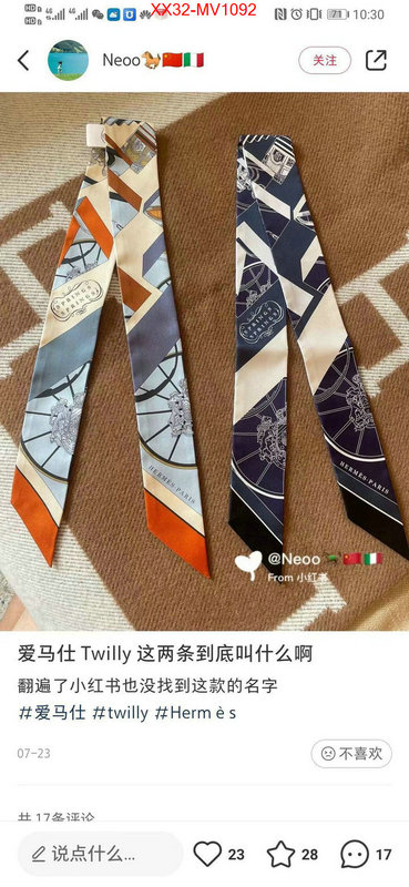 Scarf-Hermes,is it ok to buy replica , ID: MV1092,$: 32USD