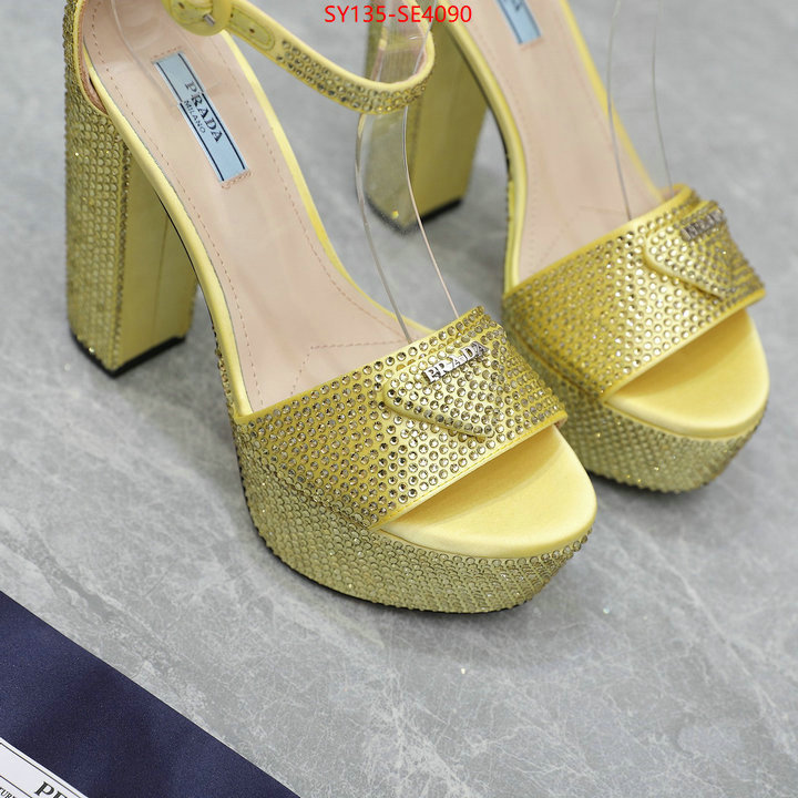 Women Shoes-Prada,mirror quality , ID: SE4090,$: 135USD