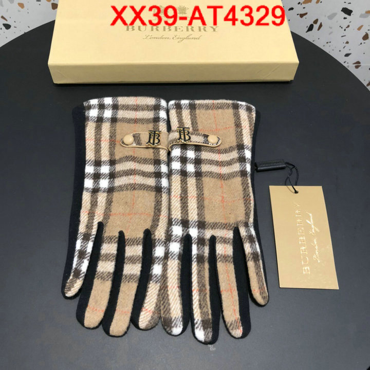 Gloves-Burberry,high quality perfect , ID: AT4329,$: 39USD