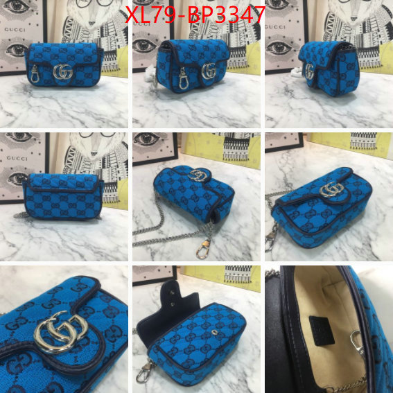 Gucci Bags(4A)-Marmont,2023 replica wholesale cheap sales online ,ID: BP3347,$: 79USD