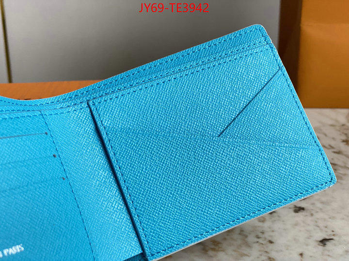 LV Bags(TOP)-Wallet,sale outlet online ,ID: TE3942,$: 69USD