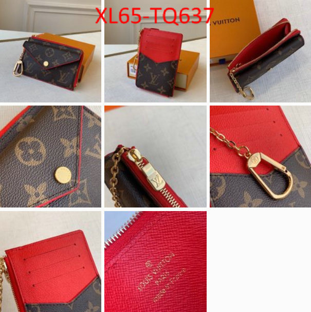 LV Bags(TOP)-Wallet,ID: TQ637,$: 65USD