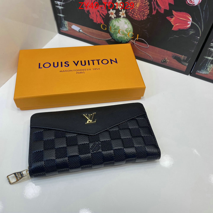 LV Bags(4A)-Wallet,ID: TD1929,$: 49USD