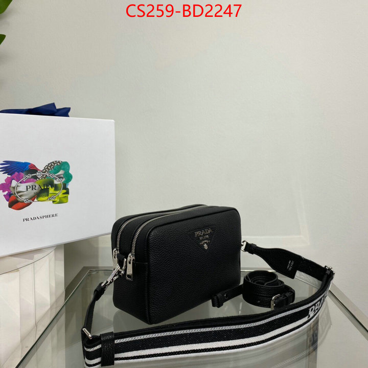 Prada Bags(TOP)-Diagonal-,ID: BD2247,$: 259USD