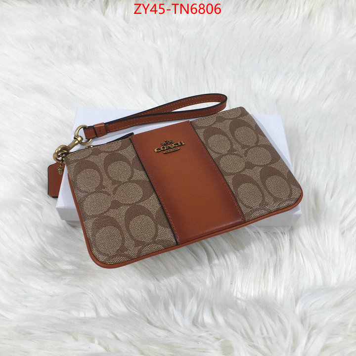 Coach Bags(4A)-Wallet,buy high quality cheap hot replica ,ID: TN6806,$: 45USD