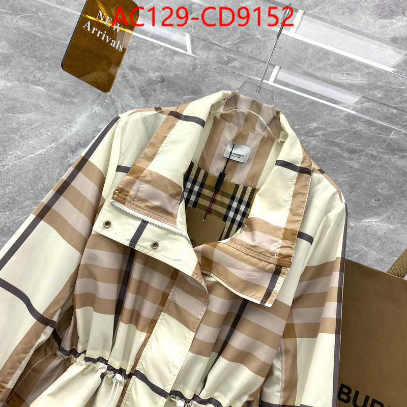 Down jacket Women-Burberry,replica aaaaa+ designer , ID: CD9152,$: 129USD