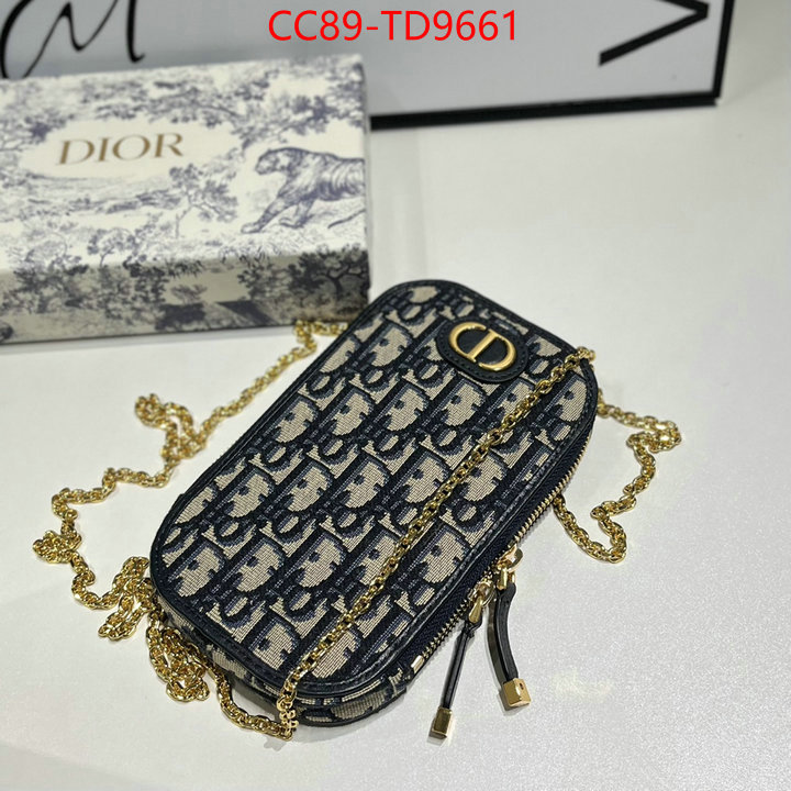 Dior Bags(TOP)-Wallet-,ID: TD9661,$: 89USD