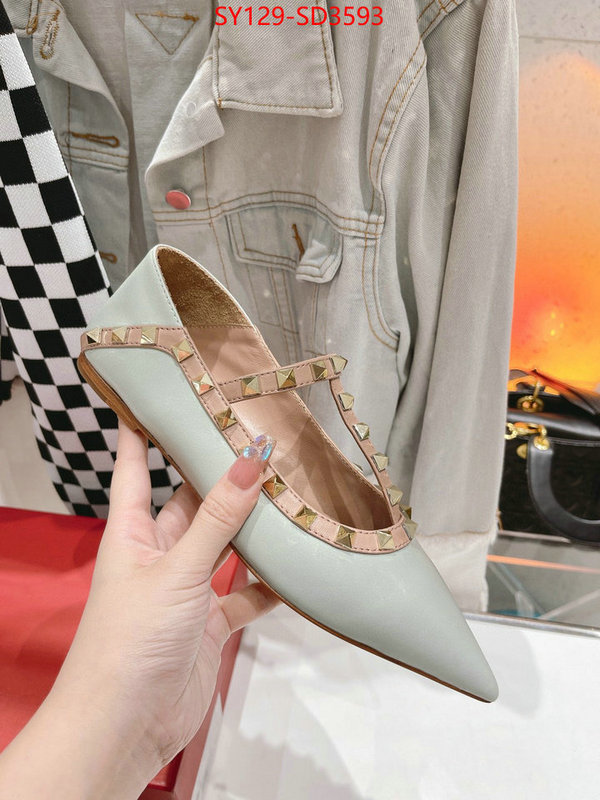 Women Shoes-Valentino,wholesale 2023 replica , ID: SD3593,$: 129USD