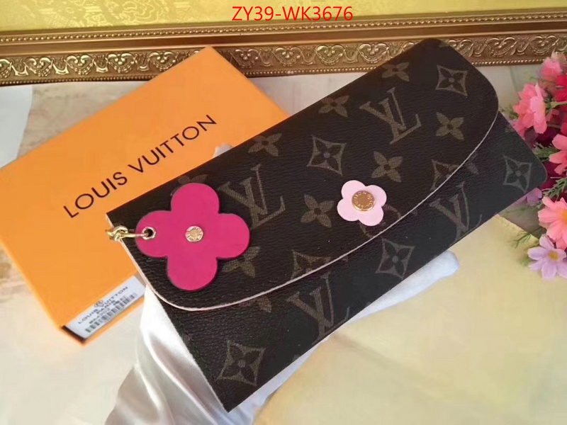 LV Bags(4A)-Wallet,ID: WK3676,$:39USD