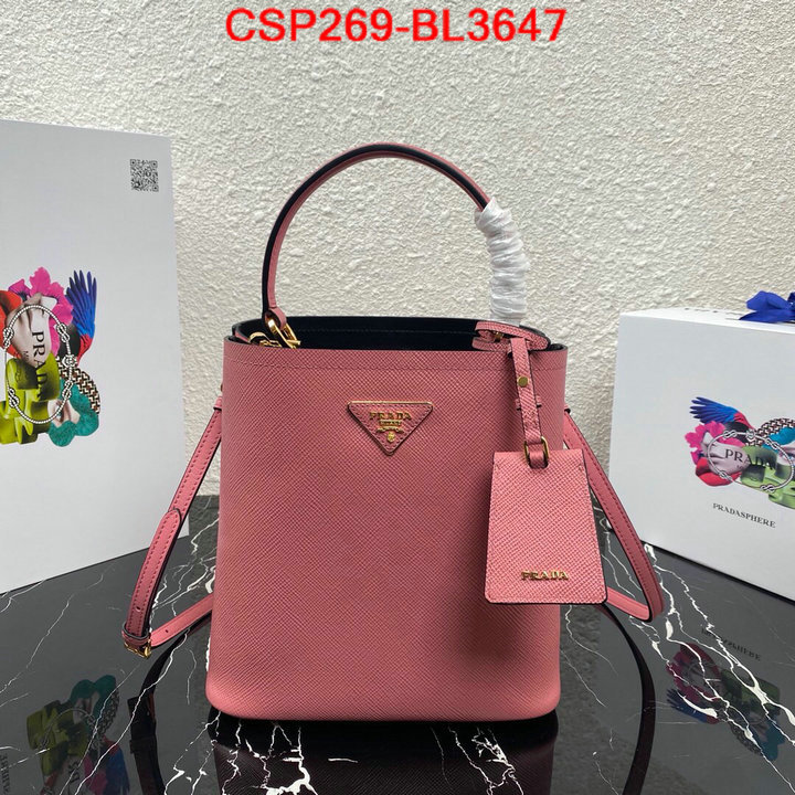 Prada Bags(TOP)-Diagonal-,ID: BL3647,$: 269USD