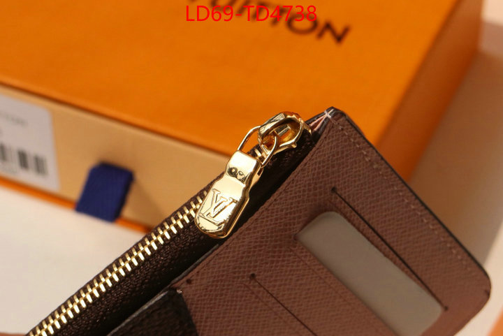 LV Bags(TOP)-Wallet,ID: TD4738,$: 69USD