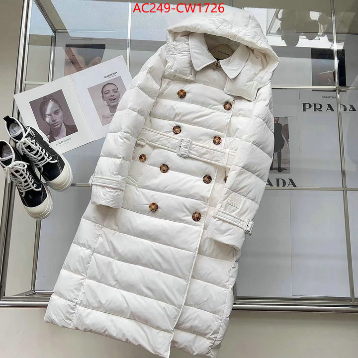 Down jacket Women-Burberry,mirror copy luxury , ID: CW1726,$: 249USD