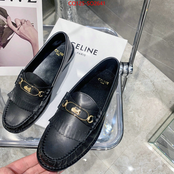 Women Shoes-CELINE,buy high-quality fake , ID: SO2641,$: 125USD