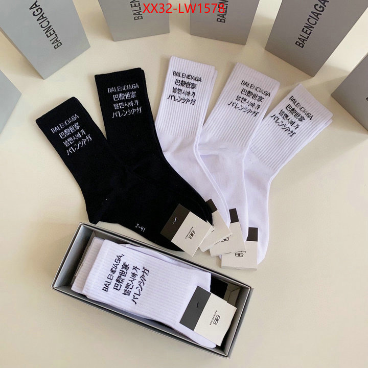 Sock-Balenciaga,luxury 7 star replica , ID: LW1578,$: 32USD