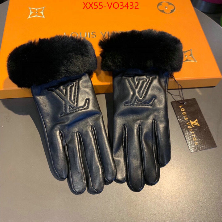 Gloves-LV,fashion designer , ID: VO3432,$: 55USD