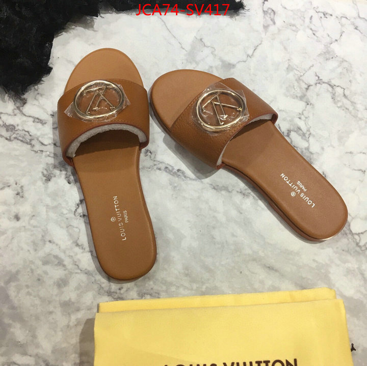 Women Shoes-LV,what 1:1 replica , ID: SV417,$:74USD