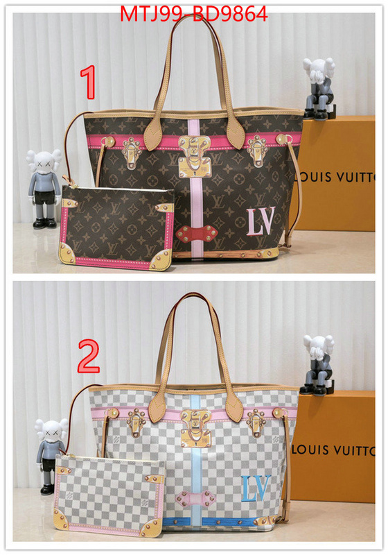 LV Bags(4A)-Neverfull-,sell high quality ,ID: BD9864,$: 99USD