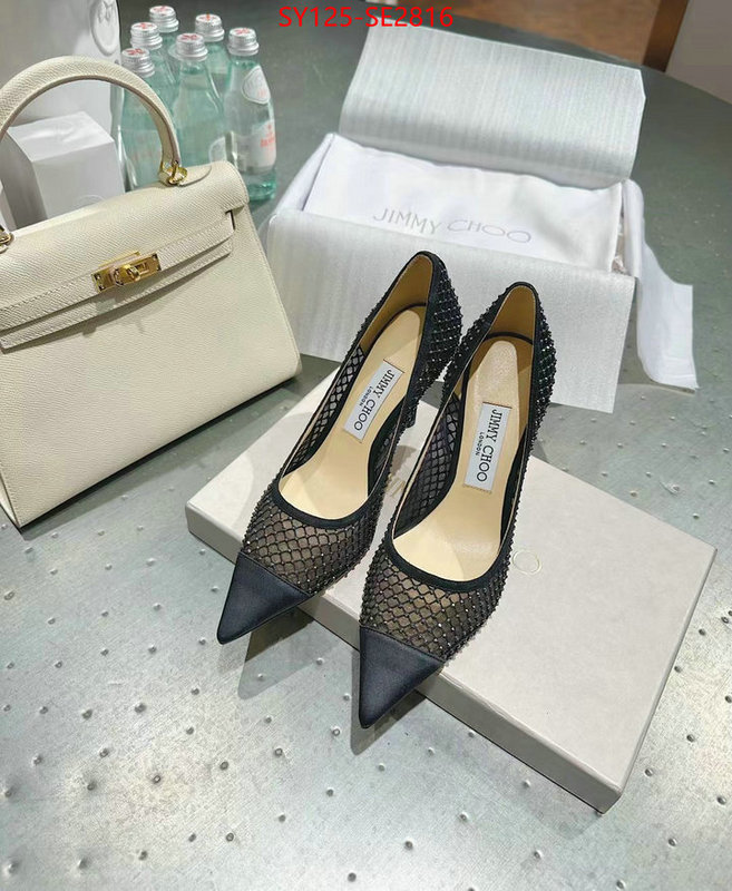 Women Shoes-Jimmy Choo,replica 1:1 high quality , ID: SE2816,$: 125USD