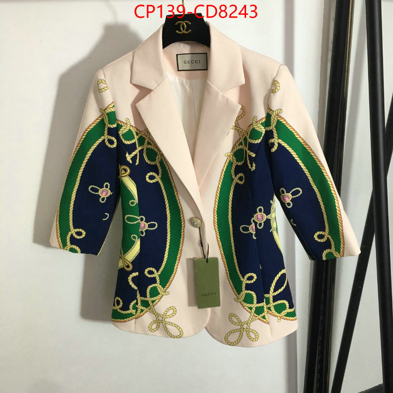 Clothing-Gucci,2023 aaaaa replica 1st copy , ID: CD8243,$: 139USD